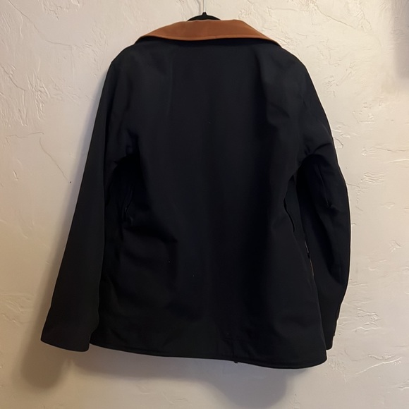 BURTON Jacket Mens Medium Dry Ride Canvas Snap Zip Lined Thermolite - Picture 6 of 6